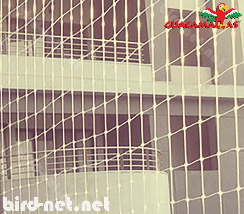 Bird barrier netting is used in urban areas to prevent these pesky birds to access and soil balconies